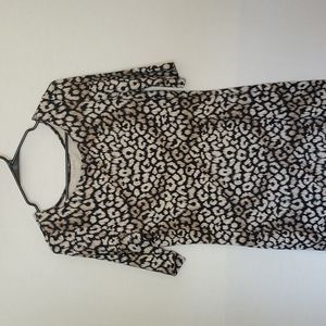 Talbots rayon short sleeve dress